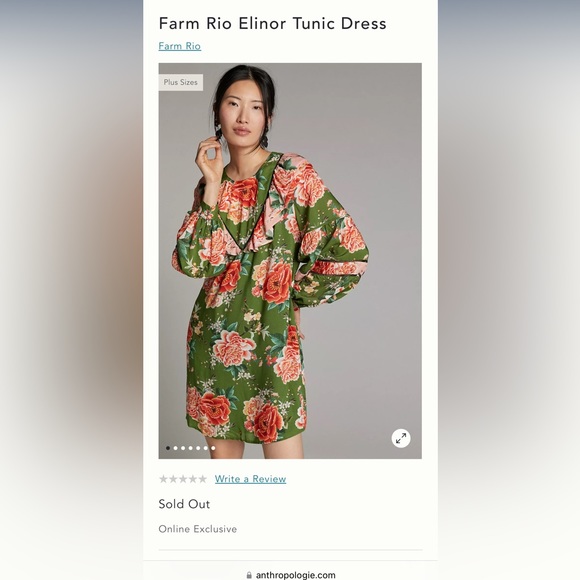 Farm Rio Elinor Tunic Dress. Women’s size Medium. - Picture 8 of 11